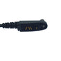 Lapel Microphone with Adjustable G Shape Ear-hook and Double Line PTT for HYT TC-610P/TC-780