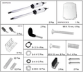 Swing Gate Operator - Kit 3 Meters Door x 2 (PK03)