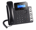 Dual-Line IP Phone for SMBs with Programmable BLF Keys, PoE, and 3-Way Conferencing
