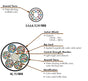 6 Strand Fiber Optic, Indoor/Outdoor, Tight Buffer, XGLO, OFNP, Singlemode OS2, 3.28 ft