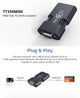 MINI Adapter - VGA to HDMI / Resolution 1920x1080 @ 60Hz / 3.5mm Audio Jack / Supports Micro USB Power