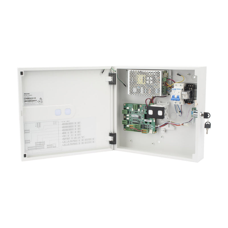 4-Door Access Controller / 100% Cloud-Managed / Compatible with Third-Party Wiegand Keypads / Visitor PIN from the App / Backup Battery Support / Anti-Passback Function / 50,000 Cards Capacity