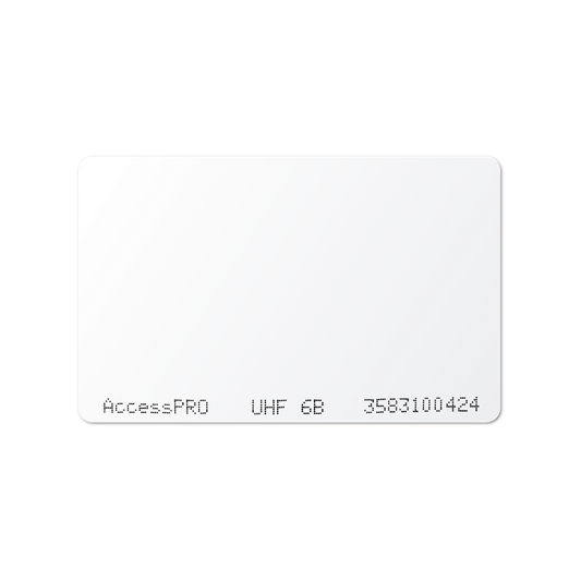 UHF Card for Long Range Readers 900 MHz /  ISO 18000 6B / Non Printable / Does Not Include Card Holder