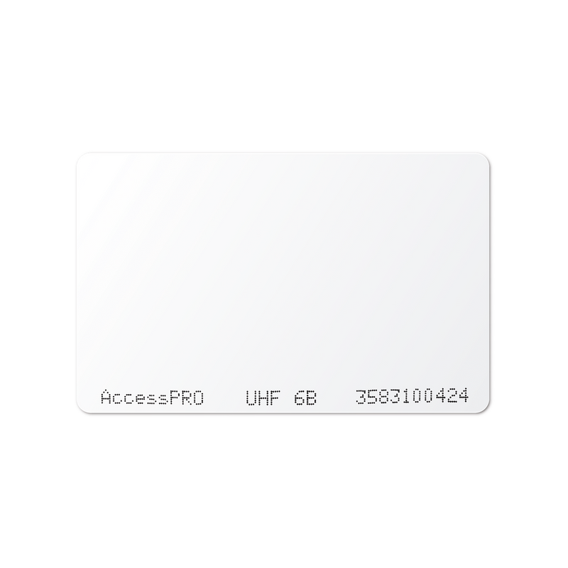 UHF Card for Long Range Readers 900 MHz /  ISO 18000 6B / Non Printable / Does Not Include Card Holder
