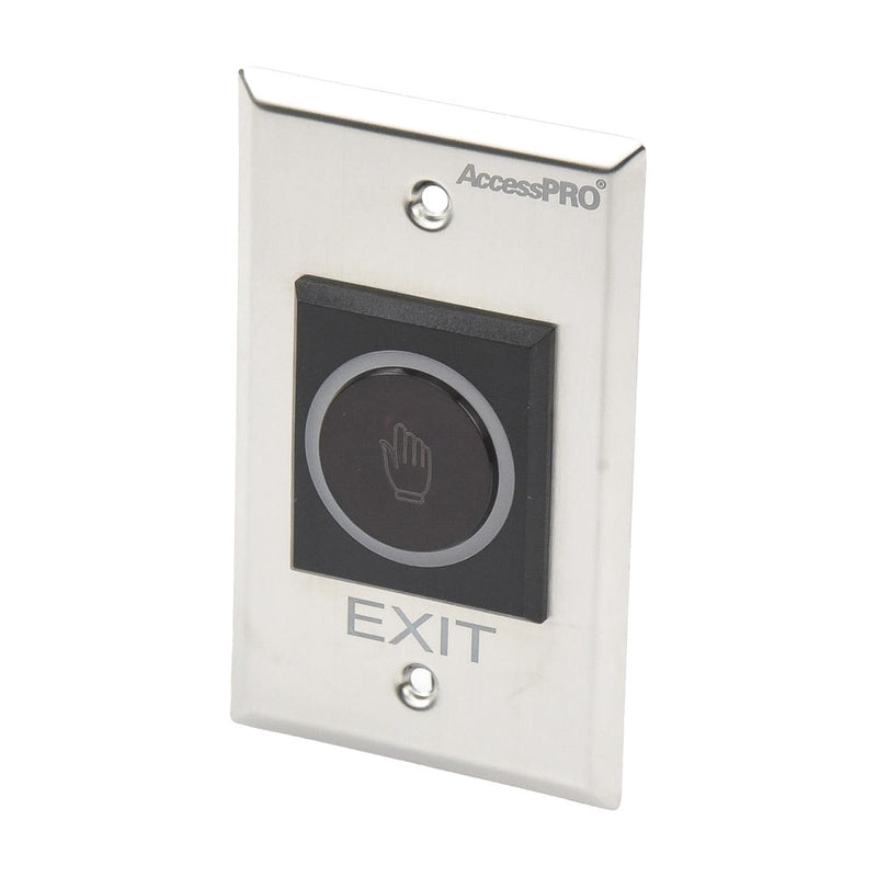 No-Contact Exit Button / IR Sensor / Illuminated / N.O. and N.C. / Adjustable Detection Distance