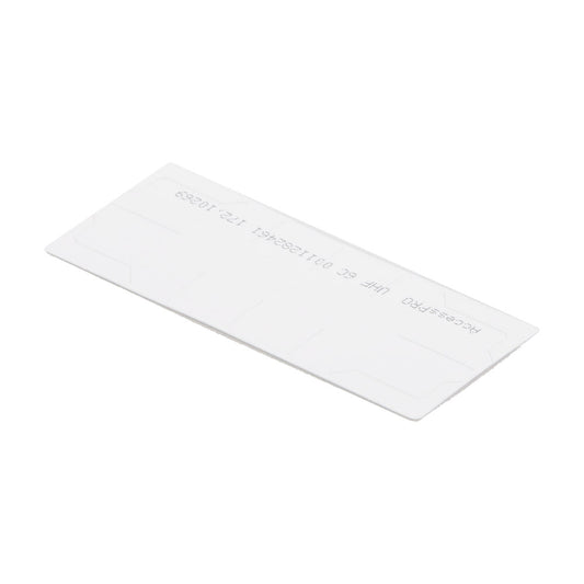 UHF Windshield Inlay Label TAG / EPC GEN 2 / Adheres to Car Windshield / Compatible with Long Range Readers PRO12RF and PRO6RF