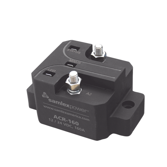 Battery Isolator and an Automatic Charging Relay for 12/24 Vdc Vehicles