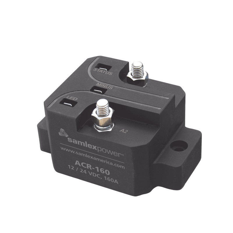 Battery Isolator and an Automatic Charging Relay for 12/24 Vdc Vehicles