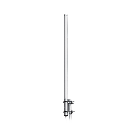 Omni Fiberglass Collinear Antenna, 125-150 MHz, 2.5 dBd gain, 25 MHz B/W, 500 Watt.