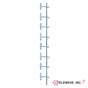 VHF Dipole Array Base Antenna, 138 - 174 MHz, 8 Elements, 7 to 12 dBd, Up to 500 W?.