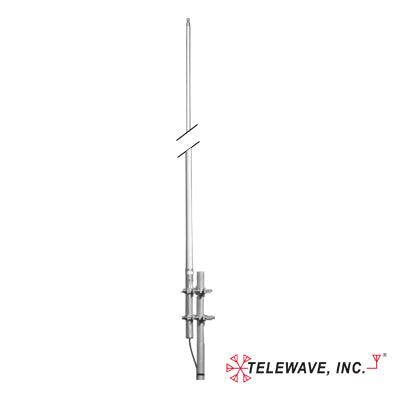 Collinear Fiber Glass Base Antenna, 156-164 MHz, 500 Watt, N Female.