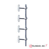 Base Station UHF Antenna, 4 Bays, Frequency Range 406-512 MHz.
