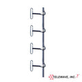 Base Station UHF Antenna, 4 Bays, Frequency Range 406-512 MHz.