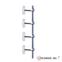 Base Station UHF Antenna, 4 Bays, Frequency Range 406-512 MHz.
