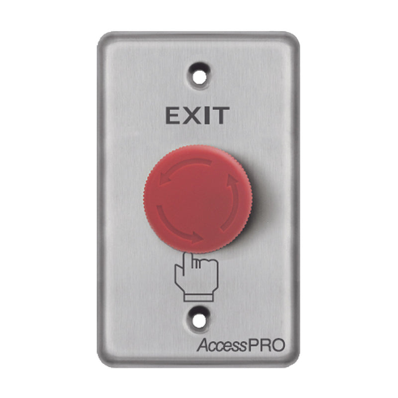 Emergency Red Exit Button or Stop Button
