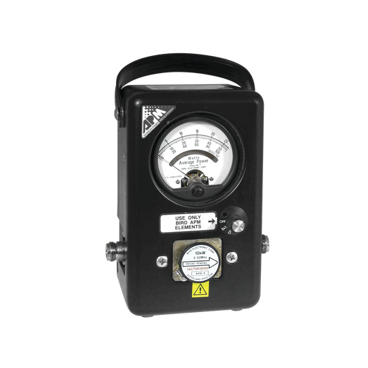 Wattmeter Average Reading Power Meter for Digital Communications, Use Serial APM Elements (Not Included).