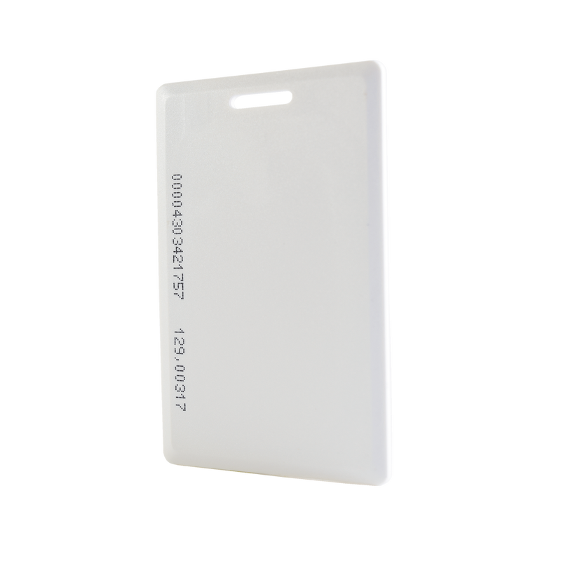 Proximity Read-Only Card, 125 kHz, Perforated (thick), Manufactured with the Industry's Most Durable PVC