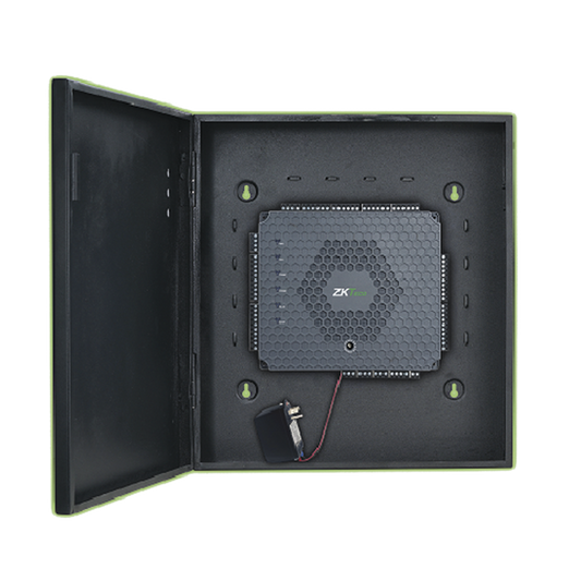 4 Doors Biometric Access Controller with Built in PoE and Wi-Fi, Metal Cabinet and Power Supply Included