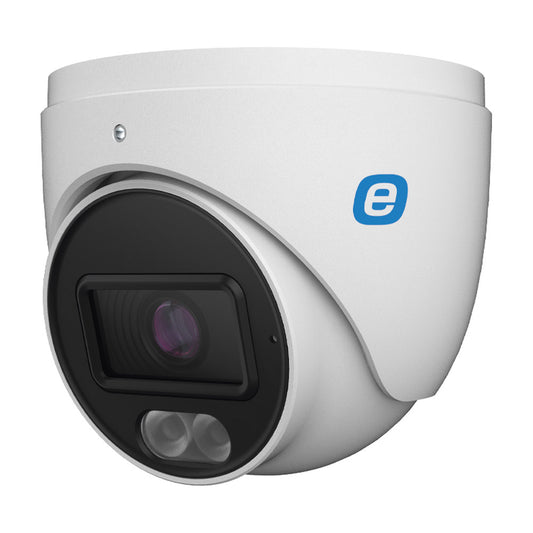 Turret IP 4 MP / POE / 98ft (30m) Smart Dual Light (IR & White Light) / WDR / Micro SD / Built-In Microphone / IP67 / 2.8 mm Lens / Cloud Video Recording / Metal Housing / Support Smart Events