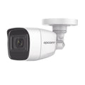 Bullet TURBOHD 2 Megapixels / FOV 106° / Lens 2.8 mm / Audio by Coaxitron / 30 mts IR EXIR / Exterior IP66 / 4 Technologies / dWDR
