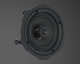 8in In-Ceiling Contractor Series Speaker,8 ohms, 8in w/FastLoc Grill, PAIR