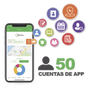 License for remote CHECK IN / CHECK OUT for time and attendace software BIOTIMEPRO / License for 50 accounts
