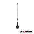 Antena móvil VHF, ajustable en campo, rango de frecuencia 150-174 MHz, ganancia unitaria, 200 W, longitud máxima 43 cm/16.29''
