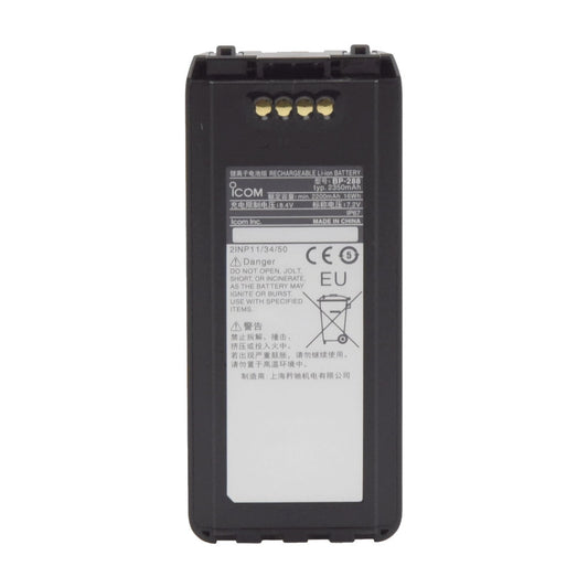 2350mAh li-ion 7.2V battery; IP57