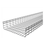 Bandeja portacables de malla electrosoldada, electrogalvanizada, capacidad hasta 1585 cables Cat6, sección de 9.84 pies (3m), ancho de 6.54/23.62 pulg. (166/600 mm)