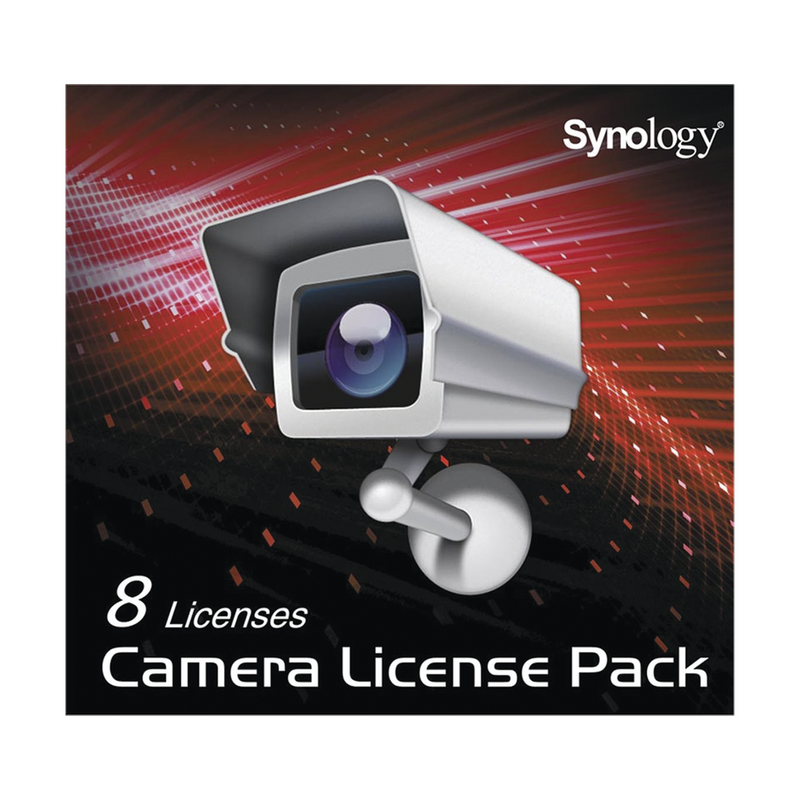 License for 8 IP Cameras in SYNOLOGY Servers