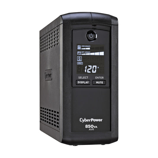 UPS 850VA / 510W / Smart LCD Display / Automatic Voltage Regulation (AVR) / 9 Outlets / Tel/Net/Coax Protection / 3 Years Warranty