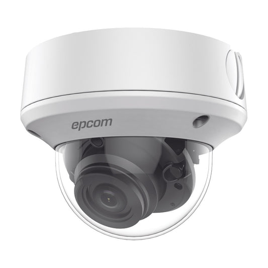 Dome 5MP TURBOHD / Mot. Lens. 2.7 - 13.5 mm / IR EXIR up to 40 mts / IP67 / IK 10 / dWDR / 4 Technologies (TVI / AHD / CVI / CVBS)