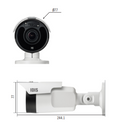 IP Camera Bullet 2 Megapixel | Two-way Audio | Alarm I/O | IK10/IP67 | IR 30 m | Motorized Vari-focal 2.8 mm - 12 mm | Day/Night | MicroSD | ICR | Built-in Heater | WDR | NDAA Compliance