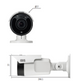 IP Camera Bullet 2 Megapixel | Two-way Audio | Alarm I/O | IK10/IP67 | IR 30 m | Motorized Vari-focal 2.8 mm - 12 mm | Day/Night | MicroSD | ICR | Built-in Heater | WDR | NDAA Compliance