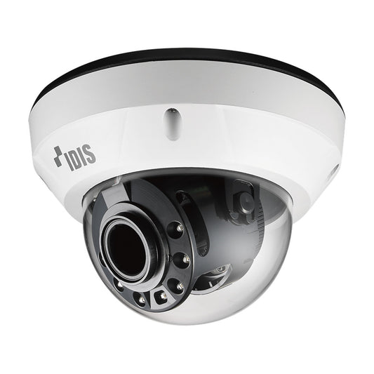 5MP Vandal-Resistant IR Dome Camera, Motorized Vari-focal lens (3.0 - 13.5 mm), Alarm IN/OUT, IK10/IP67, Built-in Heater, Day & Night (ICR), True WDR