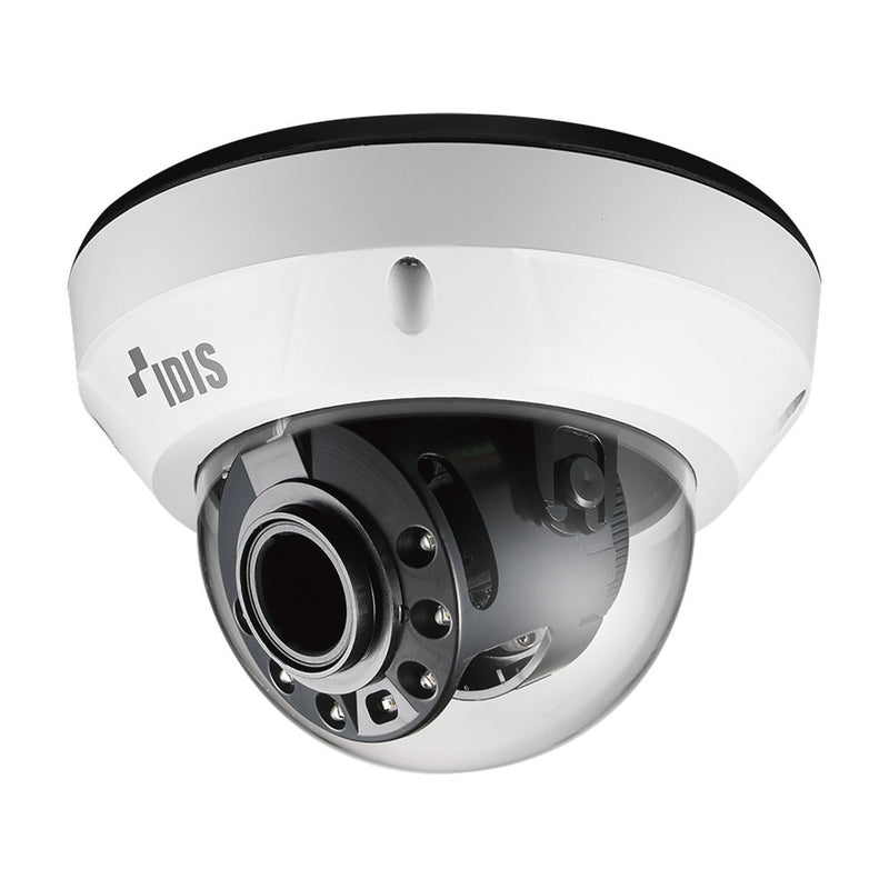 5MP Vandal-Resistant IR Dome Camera, Motorized Vari-focal lens (3.0 - 13.5 mm), Alarm IN/OUT, IK10/IP67, Built-in Heater, Day & Night (ICR), True WDR