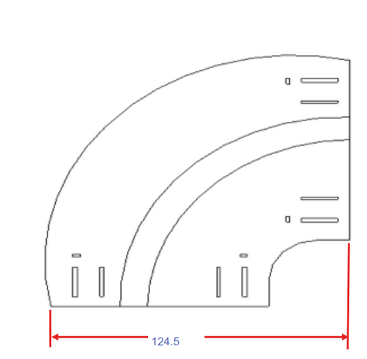 Accessory in "L" White Compatible with DMC4FT (9430-02001)