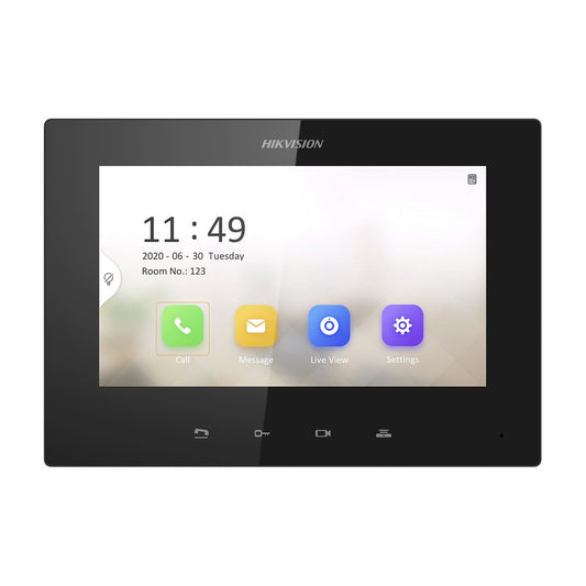IP Intercom Monitor (Non-touch Screen) / Remote Door Opening and Real-time Camera Monitoring / Standard PoE
