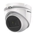 Dome TURBOHD 2 Megapixels / FOV 106° / Lens 2.8 mm / Audio by Coaxitron / 30 mts IR EXIR / Exterior IP66 / 4 Technologies / dWDR