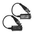 Balun de vídeo HD pasivo 4 en 1 con cable flexible de 6'