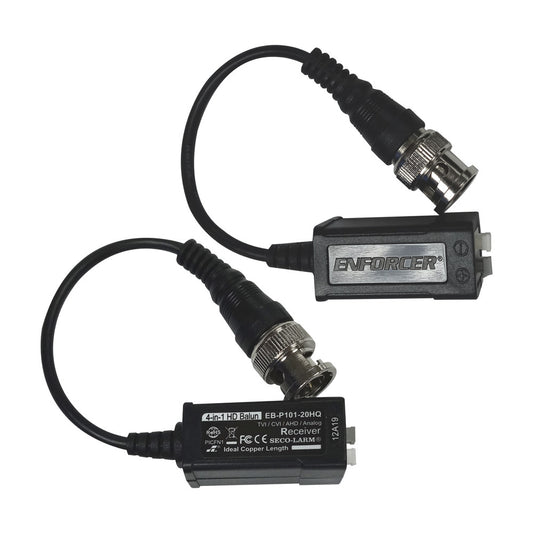 Passive 4-in-1 HD Video Balun with 6' Pigtail