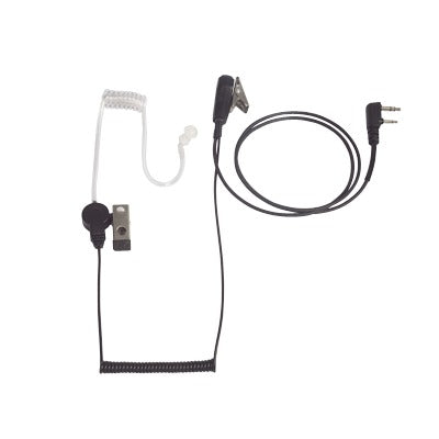 Lapel Microphone - Earphone with Clear Acoustic Tube.
