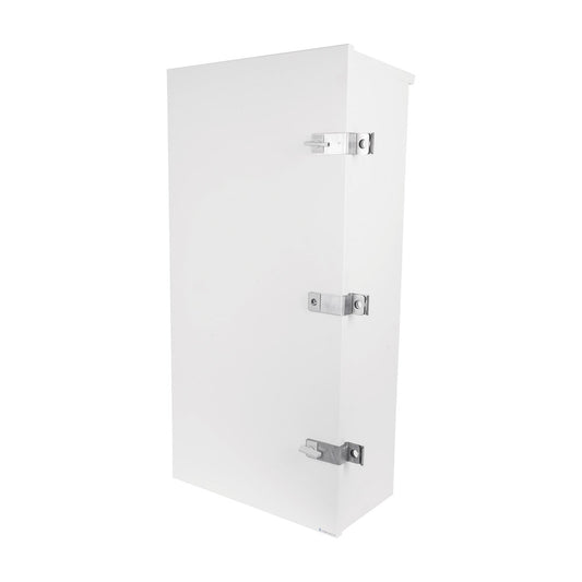 Galvanized Steel Cabinet for 3 Batteries PL110D12, Accessories for Floor or Pole (Not Included) 550 x 1100 x 300 mm