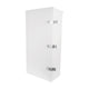Galvanized Steel Cabinet for 3 Batteries PL110D12, Accessories for Floor or Pole (Not Included) 550 x 1100 x 300 mm