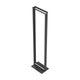 19' 45U Professional 2-Post Steel Open Frame Network Rack, Base Type L
