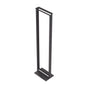 19' 45U Professional 2-Post Steel Open Frame Network Rack, Base Type L