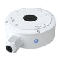 Junction box for cameras, available for wall or ceiling mounting