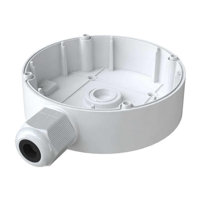 Junction box for cameras, available for wall or ceiling mounting