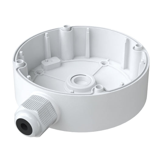 Junction box for cameras, available for wall or ceiling mounting