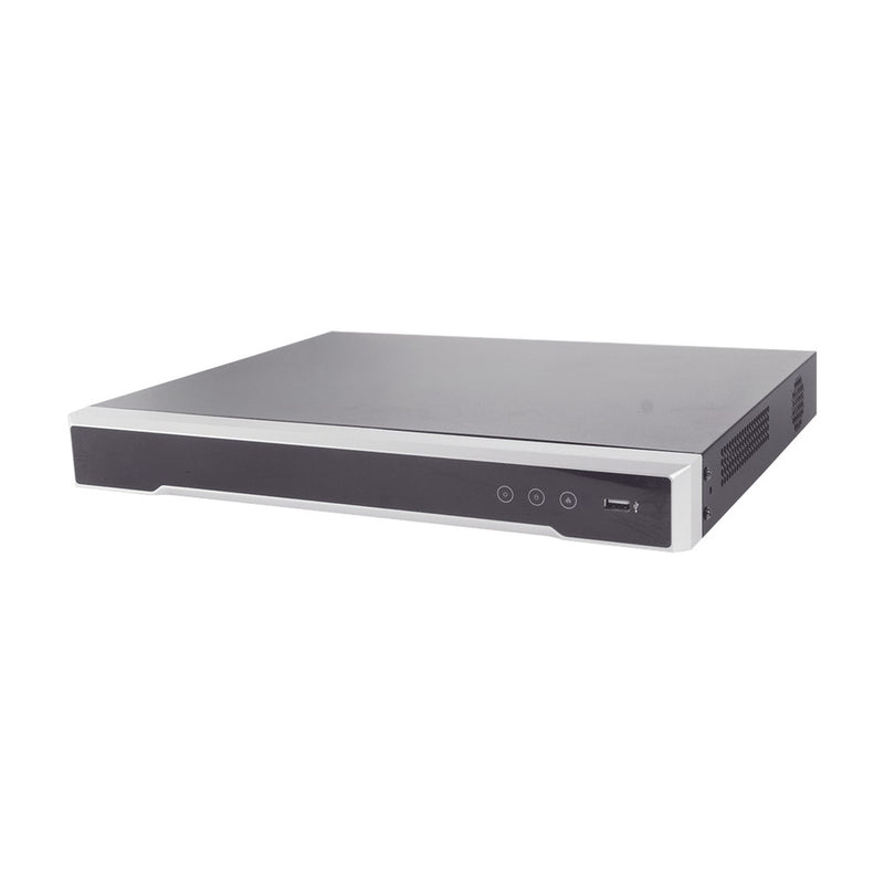 8 Megapixel DVR (4K) / 16 Channels TURBOHD + 16 IP Channels  / 2 Hard Disk Bays / Coaxitron Audio  / Avoid False Alarms / Video Output in 4K / Alarm input and output